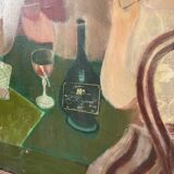 Oil painting "games" XL format 165x133cm