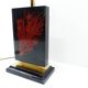 Maison Le Dauphin – “Caraïbes” lamp with gorgonia inclusion 1970-1980