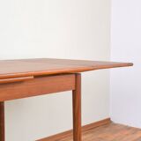 Mid-Century Danish Teak Extendable Dining Table, 1960s.