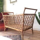 Rattan child bed