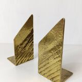 Pair of brutalist bookends