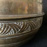 Art Deco brass pot cache