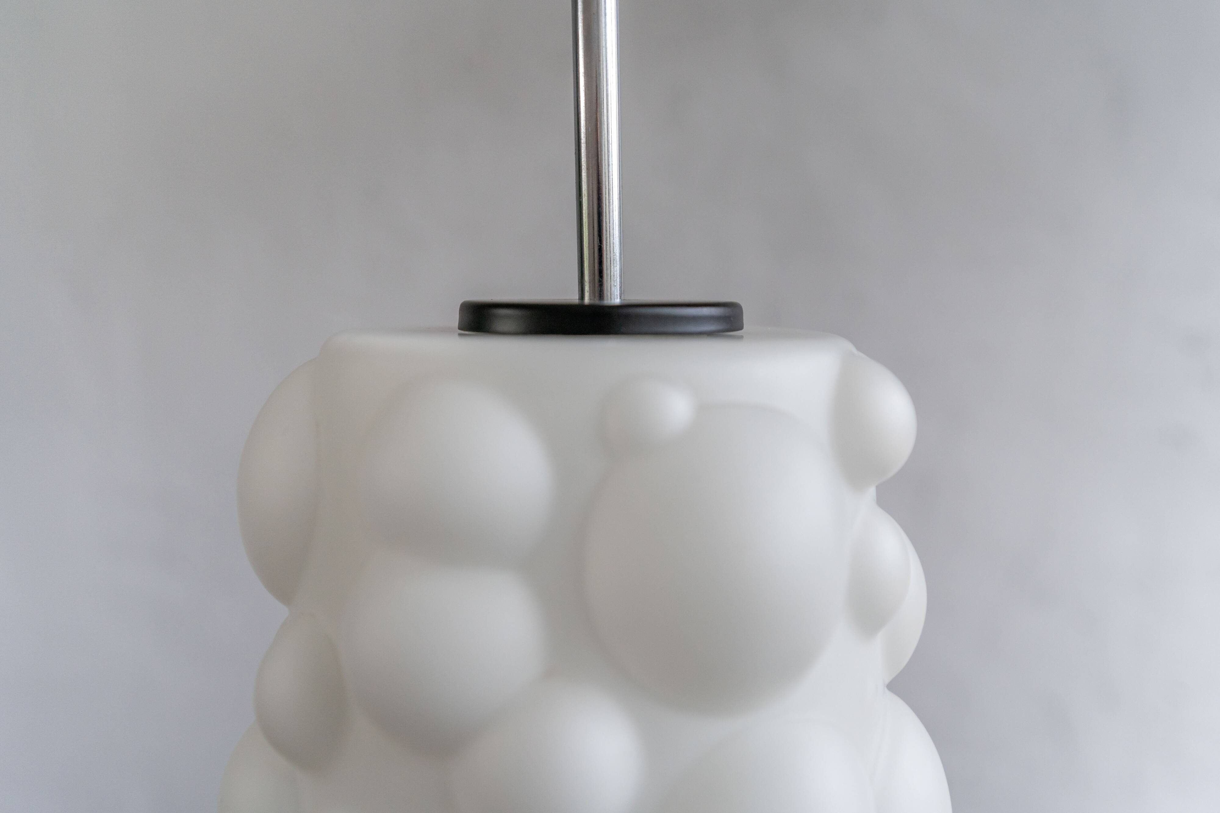 Bubbles Glass Pendant by Osvětlovací Sklo, 1970s