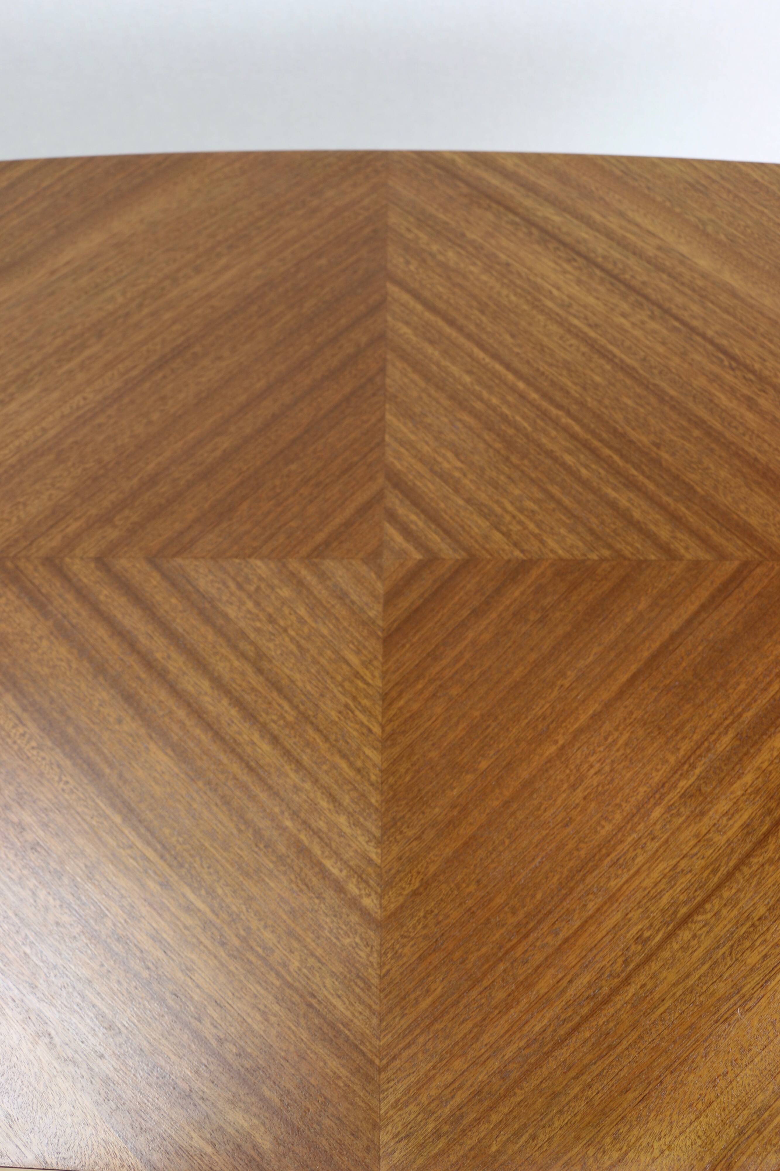 Scandinavian Swedish coffee table console 1970s - walnut