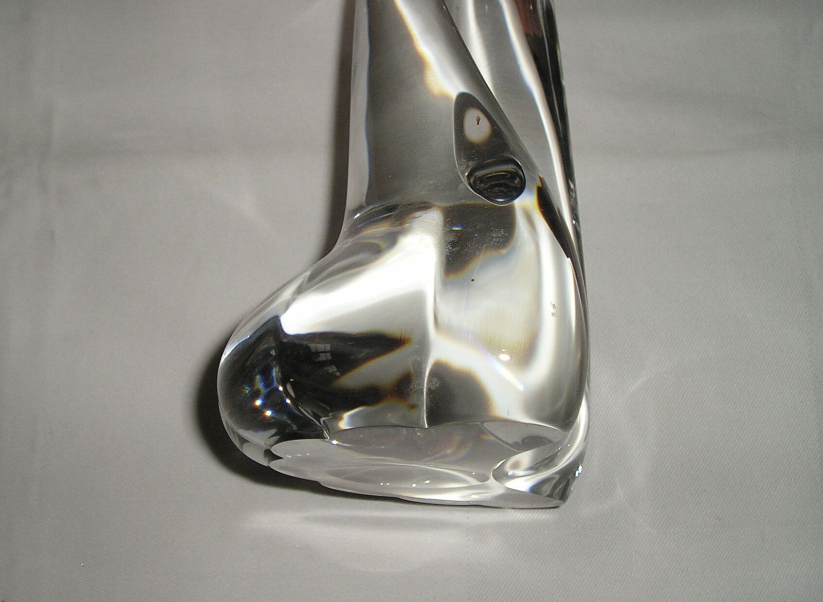 Baccarat crystal lamp base