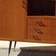 Office furniture in teak veneer, from the 60's