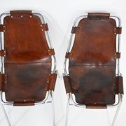 Set of 6 "Les Arcs" Chairs by Charlotte Perriand, 1960s