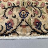 Vintage Turkish Rug 290x195 cm, Tribal Wool Carpet Large