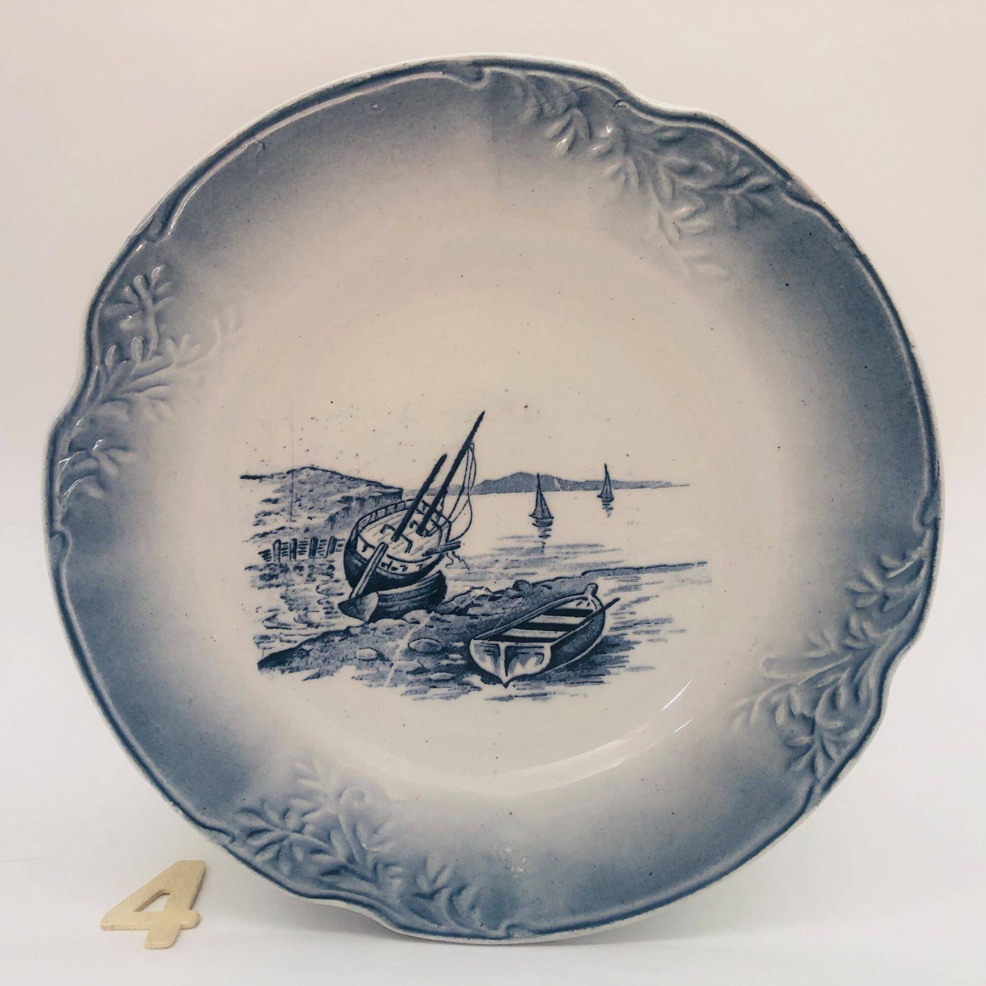 6 "Orchies Nord France" Plates, Marine Model