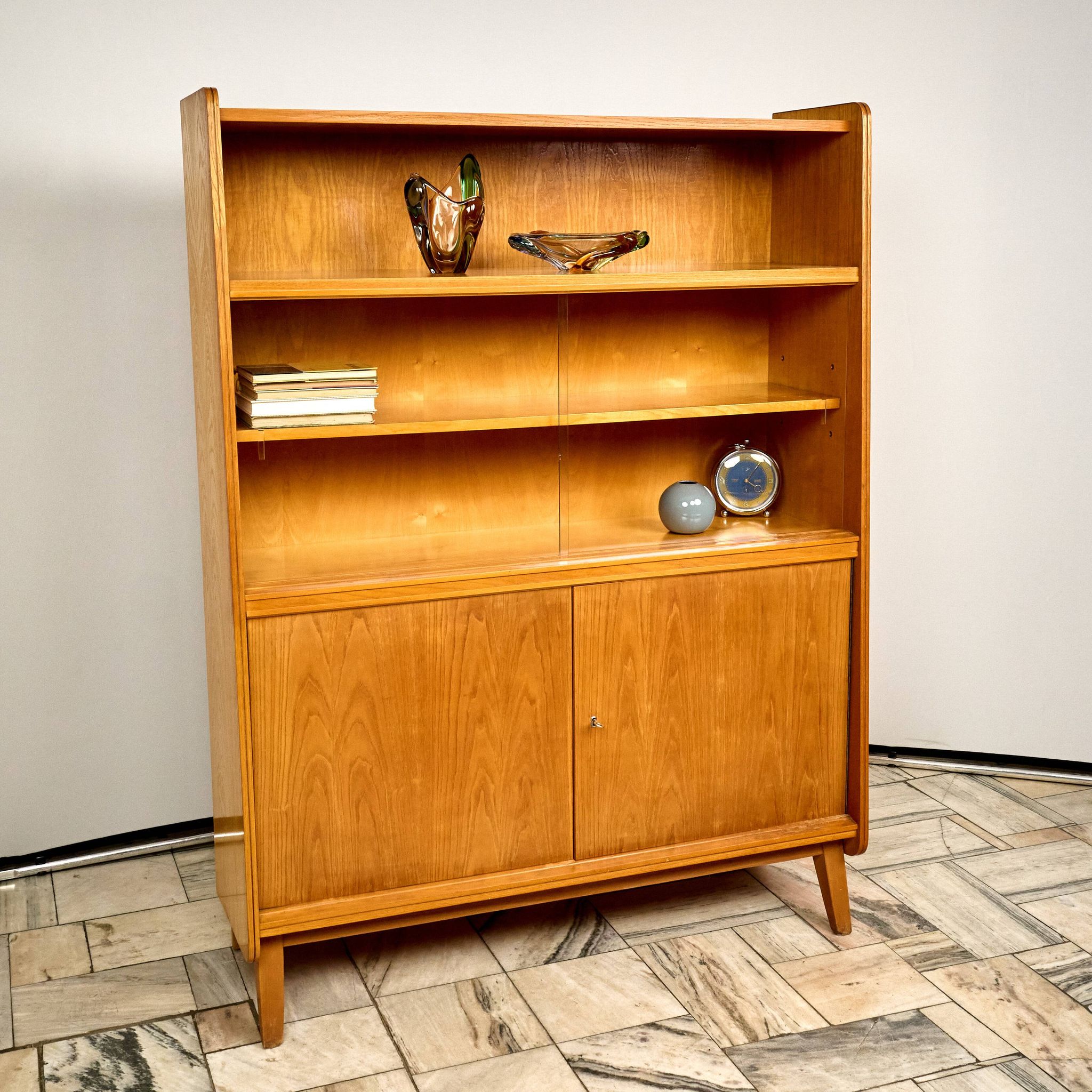 Vintage TATRA Bookcase / Display Cabinet, 1960s, Czechoslovakia