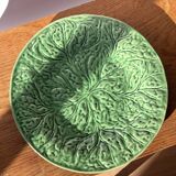 Vintage Cabbage Barbotine Dish