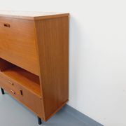 Meuble bibliothèque secrétaire de rangement vintage style scandinave