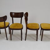 Ensemble de quatre chaises Thonet, années 1960