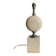 Pied de lampe Philippe Barbier en travertin – années 1970