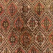 Large Vintage Turkish Kilim Rug 331x165 cm Wool Jajim Kelim
