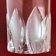 Set of 6 cut crystal water glasses