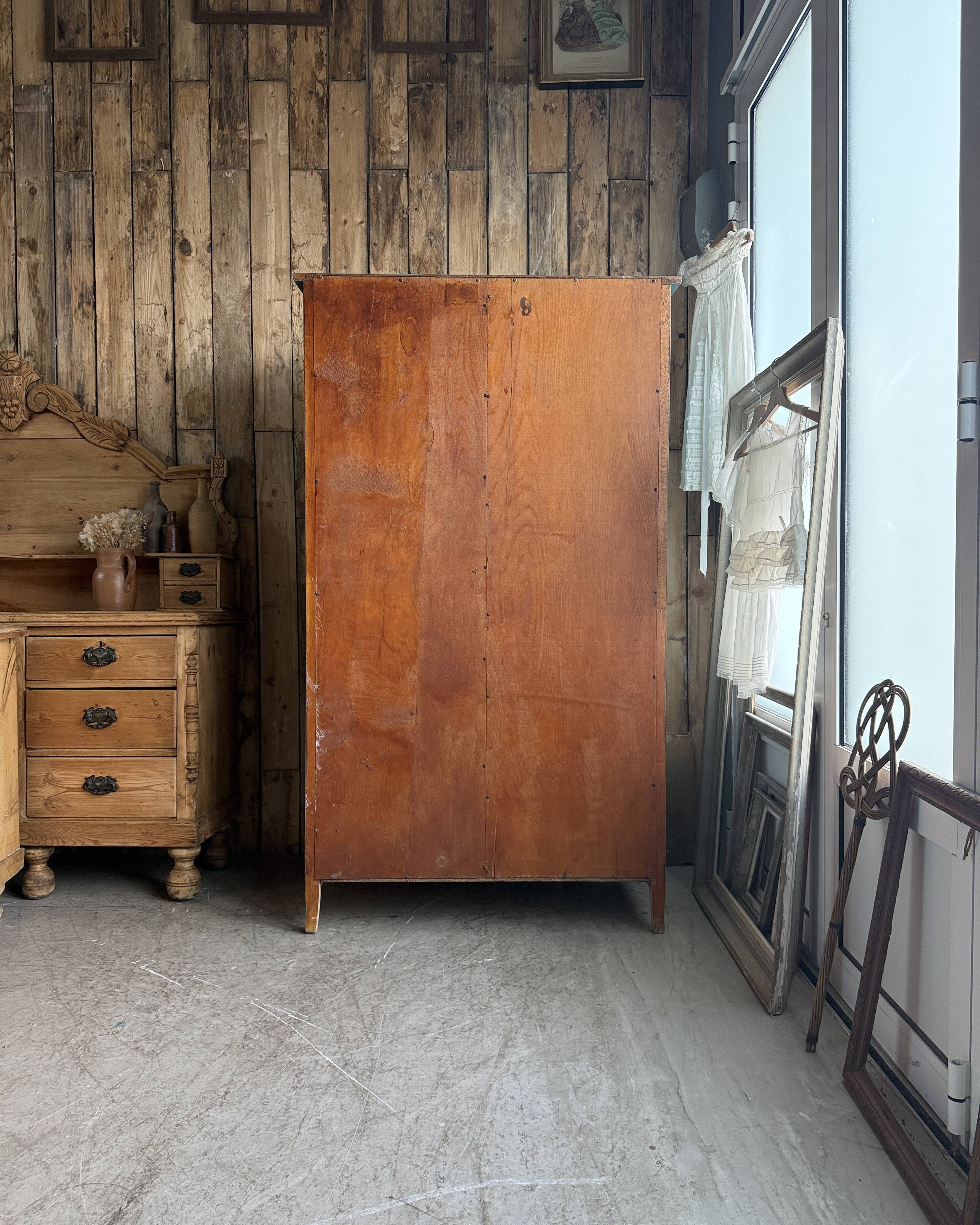 Vintage grey-green wardrobe (renovated)