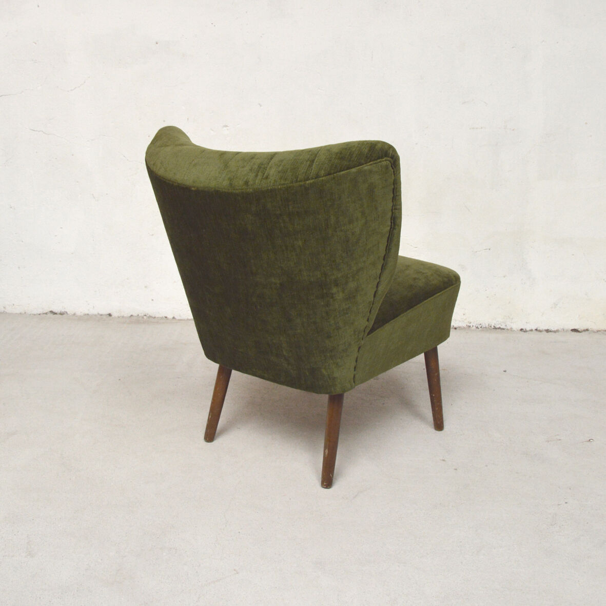 Velvet cocktail chair, 1960