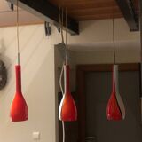 Luciano Vistosi Murano glass wall suspension from the 1980s.