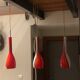 Luciano Vistosi Murano glass wall suspension from the 1980s.