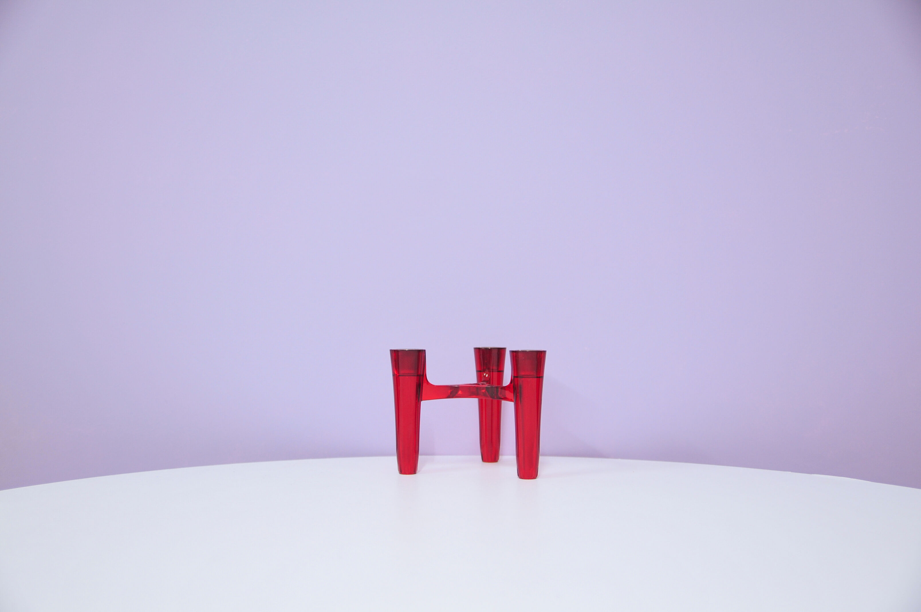 Vintage plastic candlestick koziol