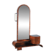 Czech Art Deco Dressing Mirror in Walnut, 1930s