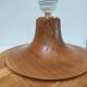 Solid wood lamp foot circular design 90s