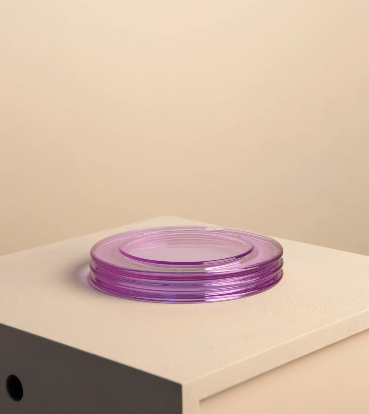 Purple crystal pocket trays by Sergio Asti for Arnolfo di Cambio 60's