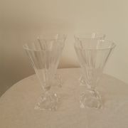 Série de verres à pied en cristal
