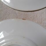 Set of 7 Gien earthenware dessert plates