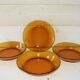 Lot of 4 vintage Duralex 70s hollow plates