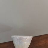 Soliflore céramique vintage forme main irisé