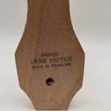 Vintage design wooden candle holder 1970 Arne Hoyer