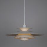 Danish vintage pendant lamp Donau by Kurt Wiborg, Jeka, 1980s
