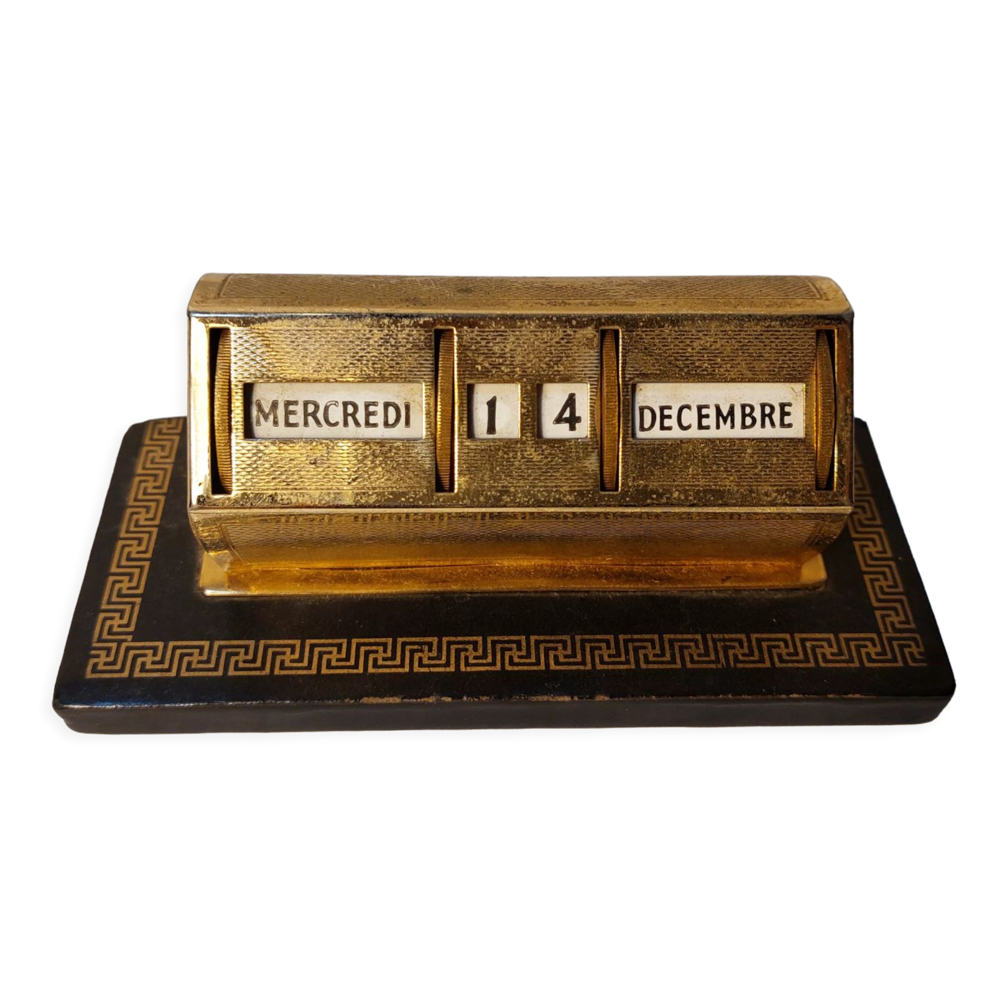 Art deco perpetual calendar