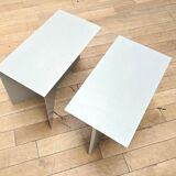 Pair of Slit side tables, Hay