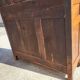 19th century empire style 2-door walnut bookcase