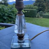 Art Deco crystal lamp base