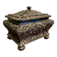 Coffre colonial en bois d'ébène