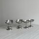 6 stainless steel footed bowls, Letang Remy style