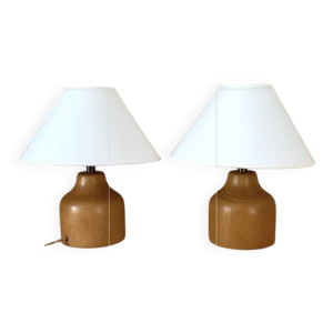 Duo lampes danoises, - coton