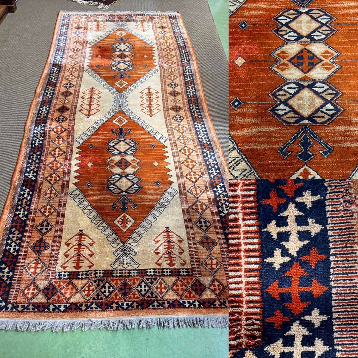 Handmade wool Persian carpet
