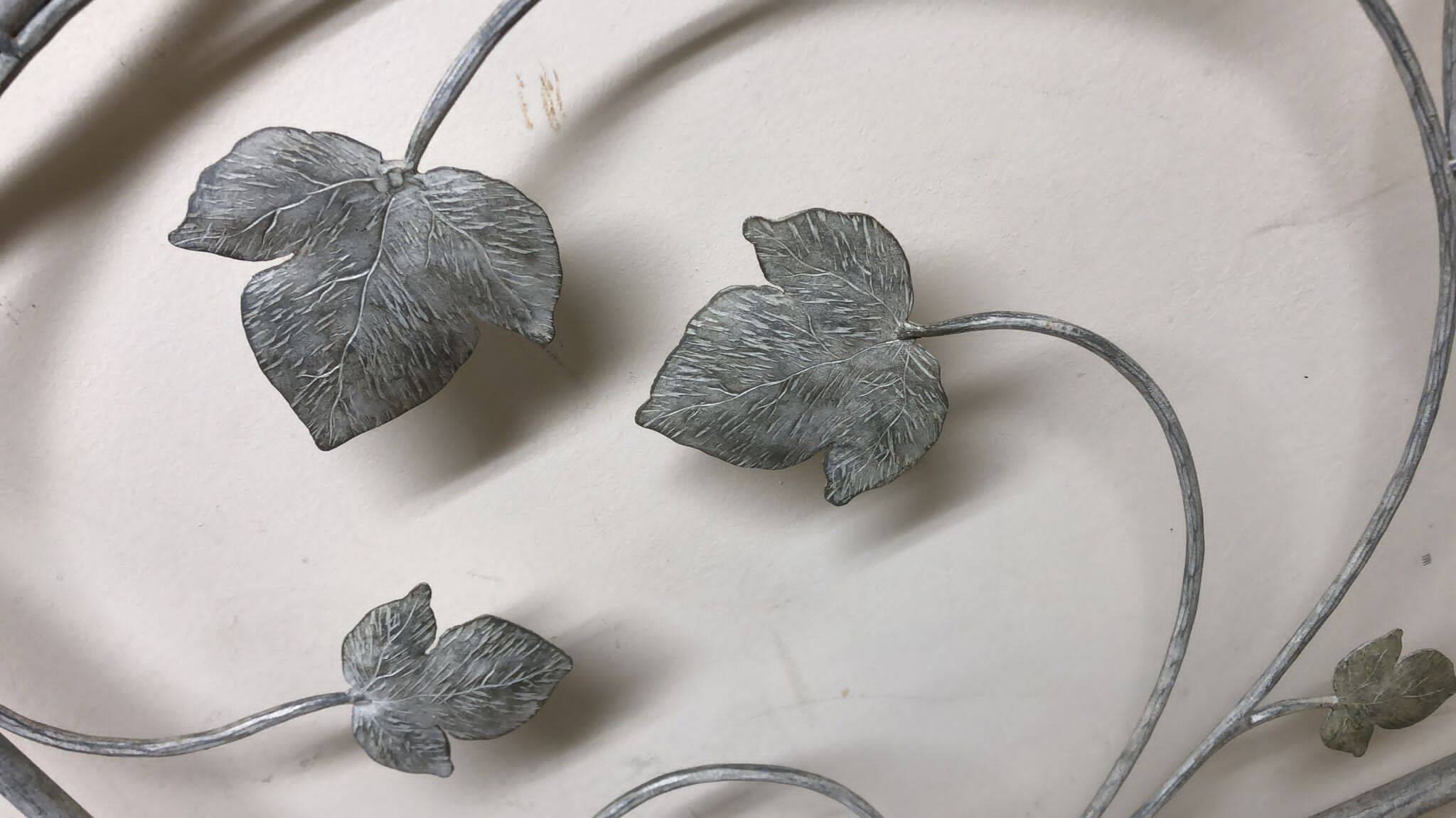 Wrought iron headboard – handcrafted – 148 × 134 cm