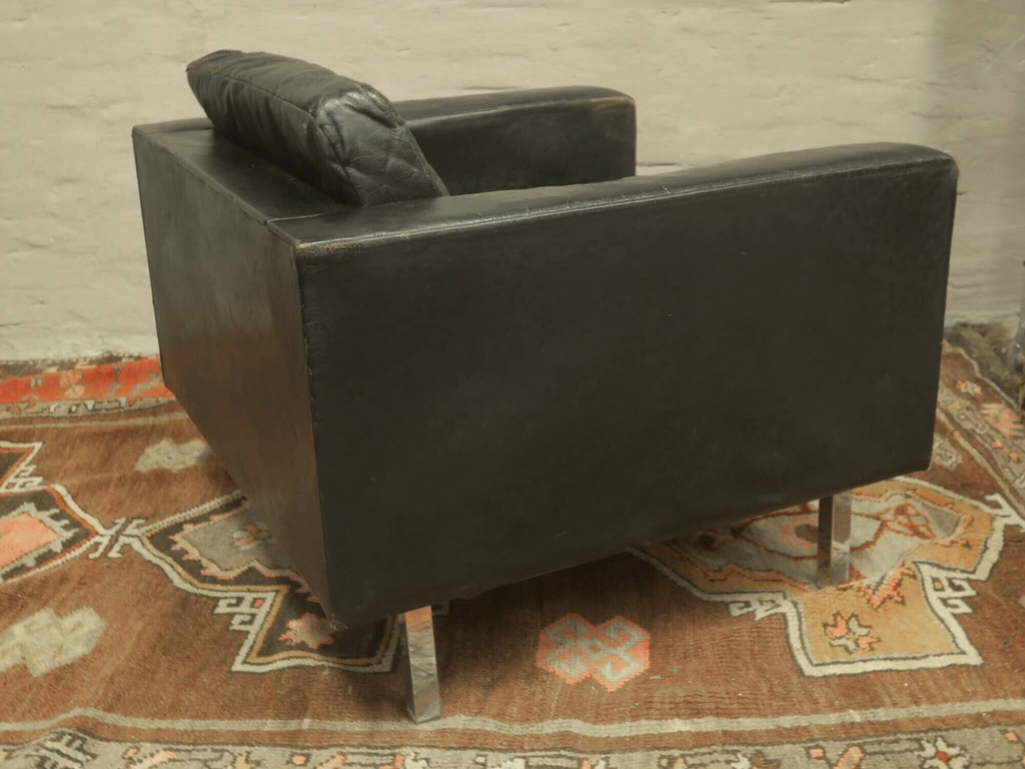 Early COR leather lounge chair, 1950s