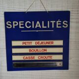 Old store sign, bar restaurant, sign