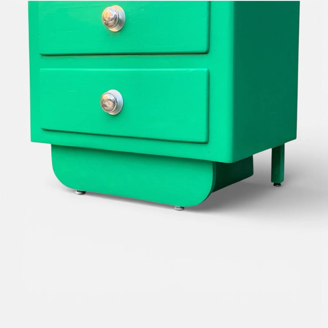 Chiffonnier art déco vert