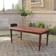 Dining table in wood and ceramic