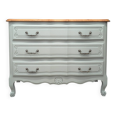 Vintage cherry wood commode refurbished