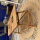 Rattan coffee table and ceramics