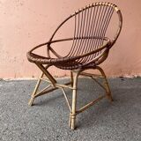 Rattan armchair